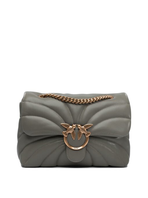 Borsa a tracolla "Love Bag Puff" trapuntata farfalla