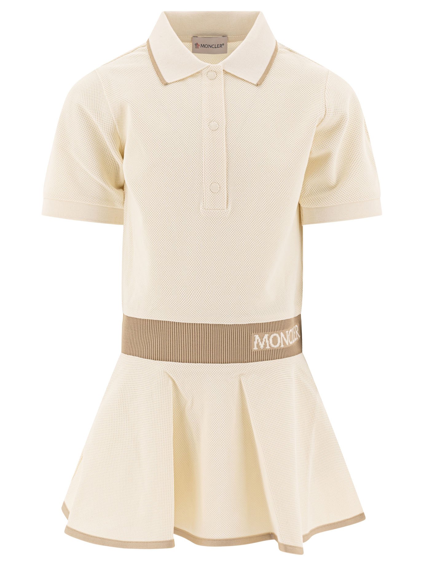 Piqué polo dress