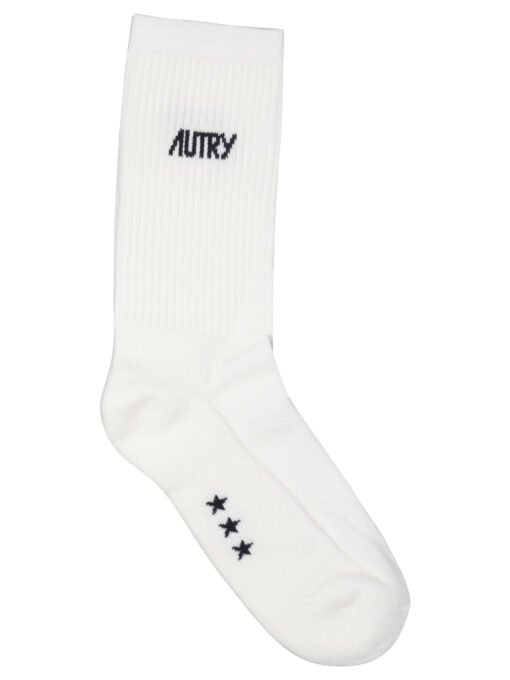 Jacquard logo socks