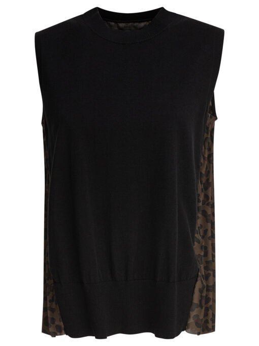 Leopard print top