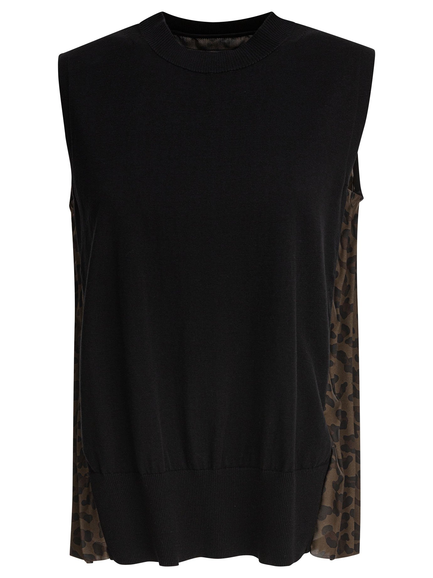 Leopard print top