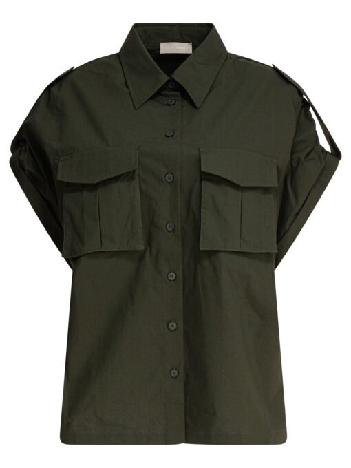 Cotton poplin shirt