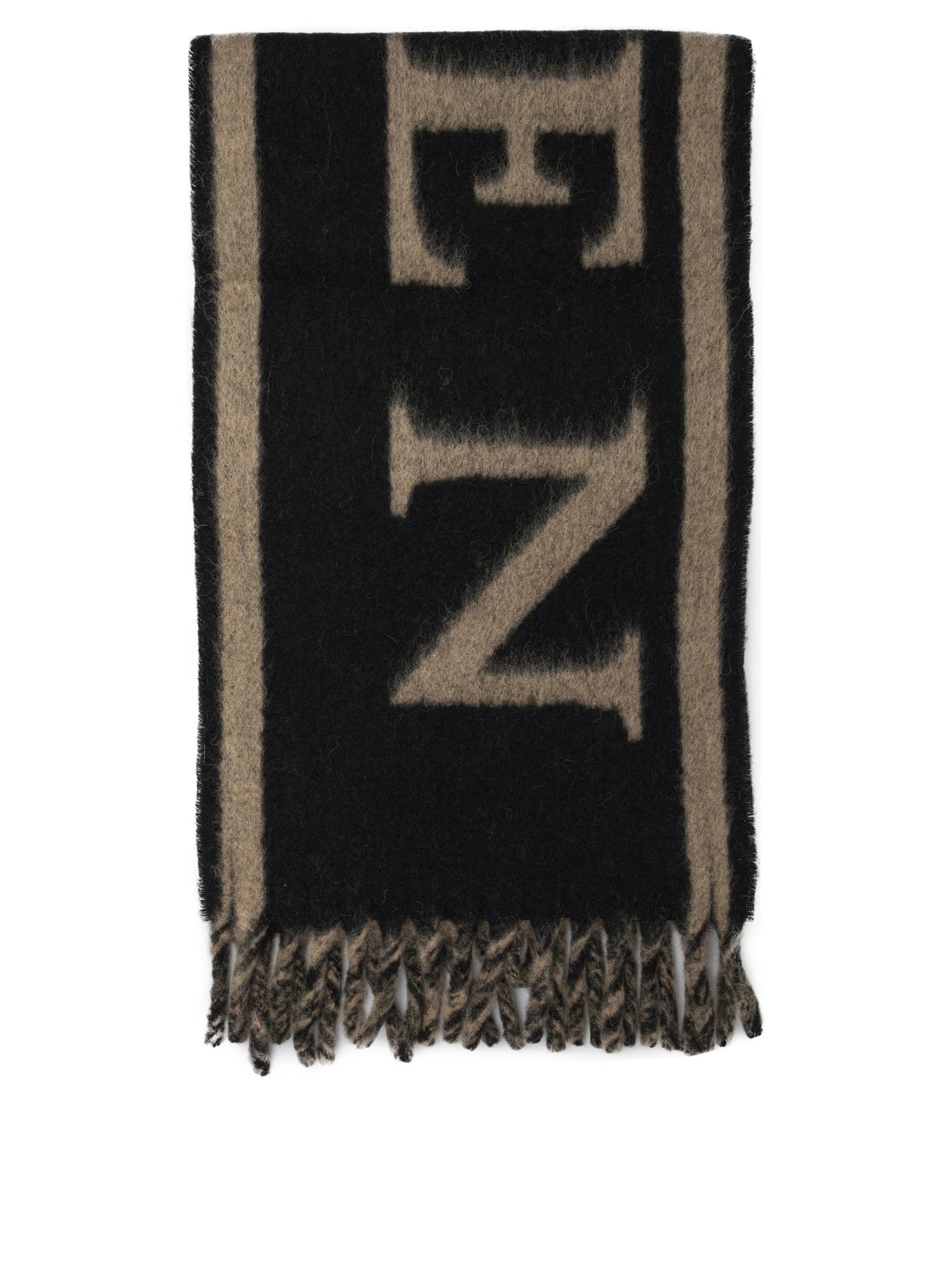 SCARF LOGO MOHAIR 38X200