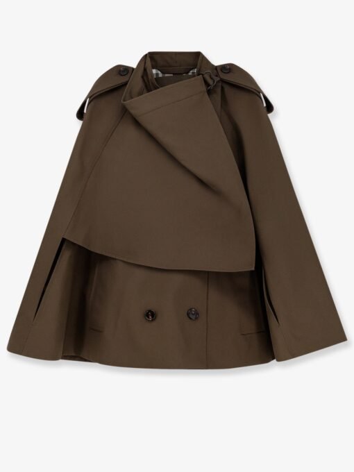 Cotton cape with Traditional Check lining