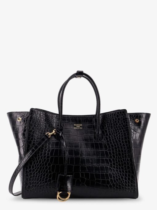 All Hampton Small leather shoulder bag with croco effect