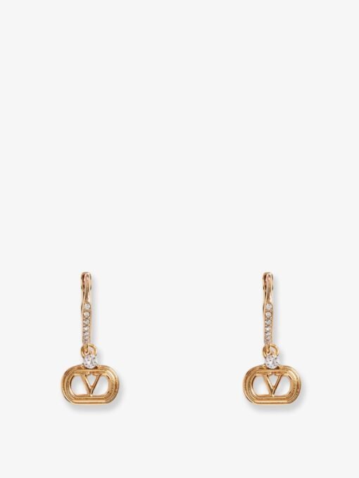 Ovalette metal and Swarovski® crystals earrings
