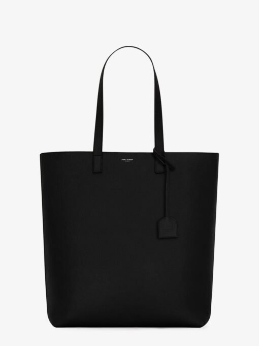 North/South leather tote bag