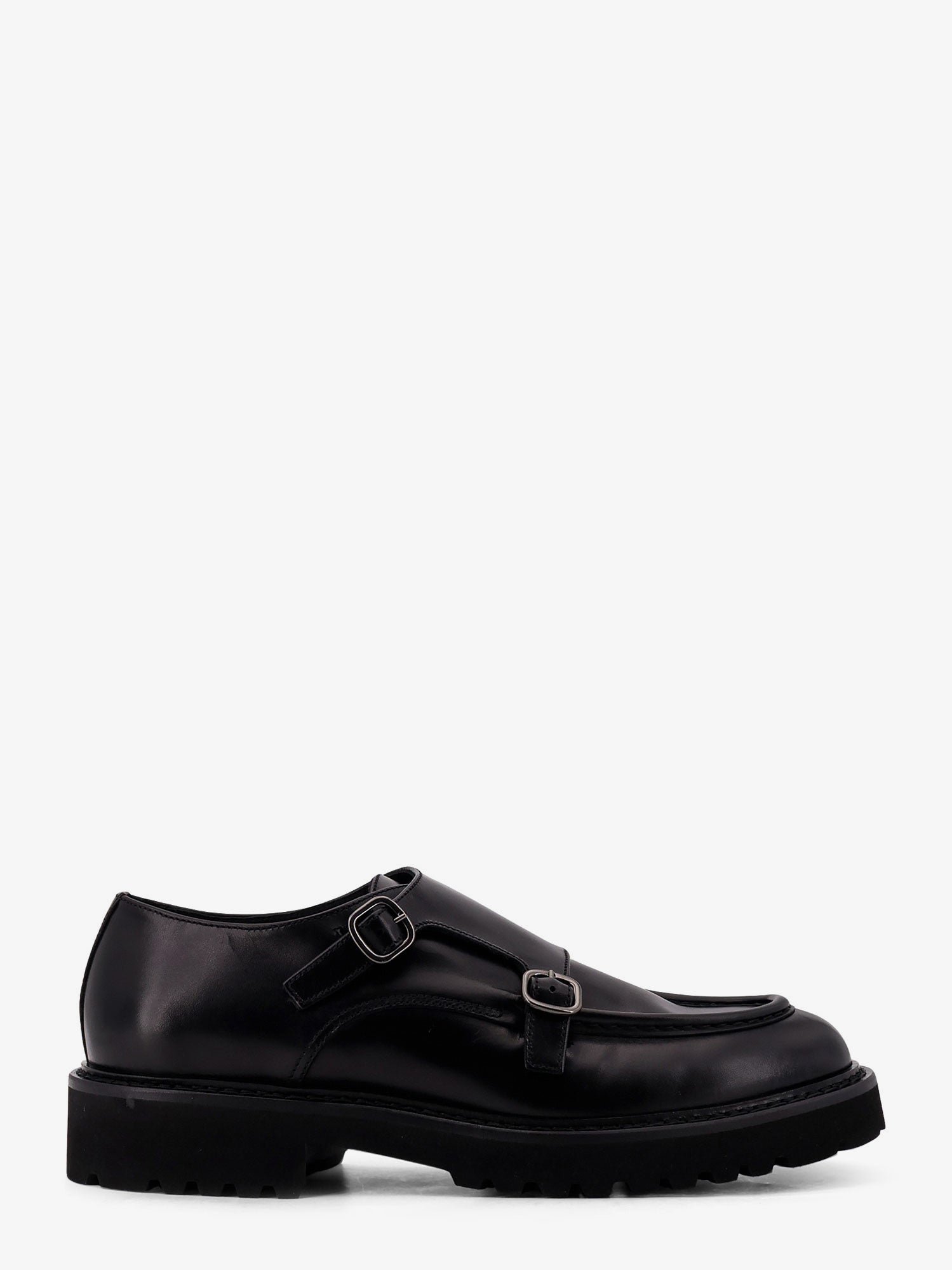 Double Buckle leather shoe