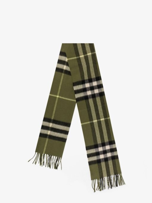Giant Check cashmere scarf