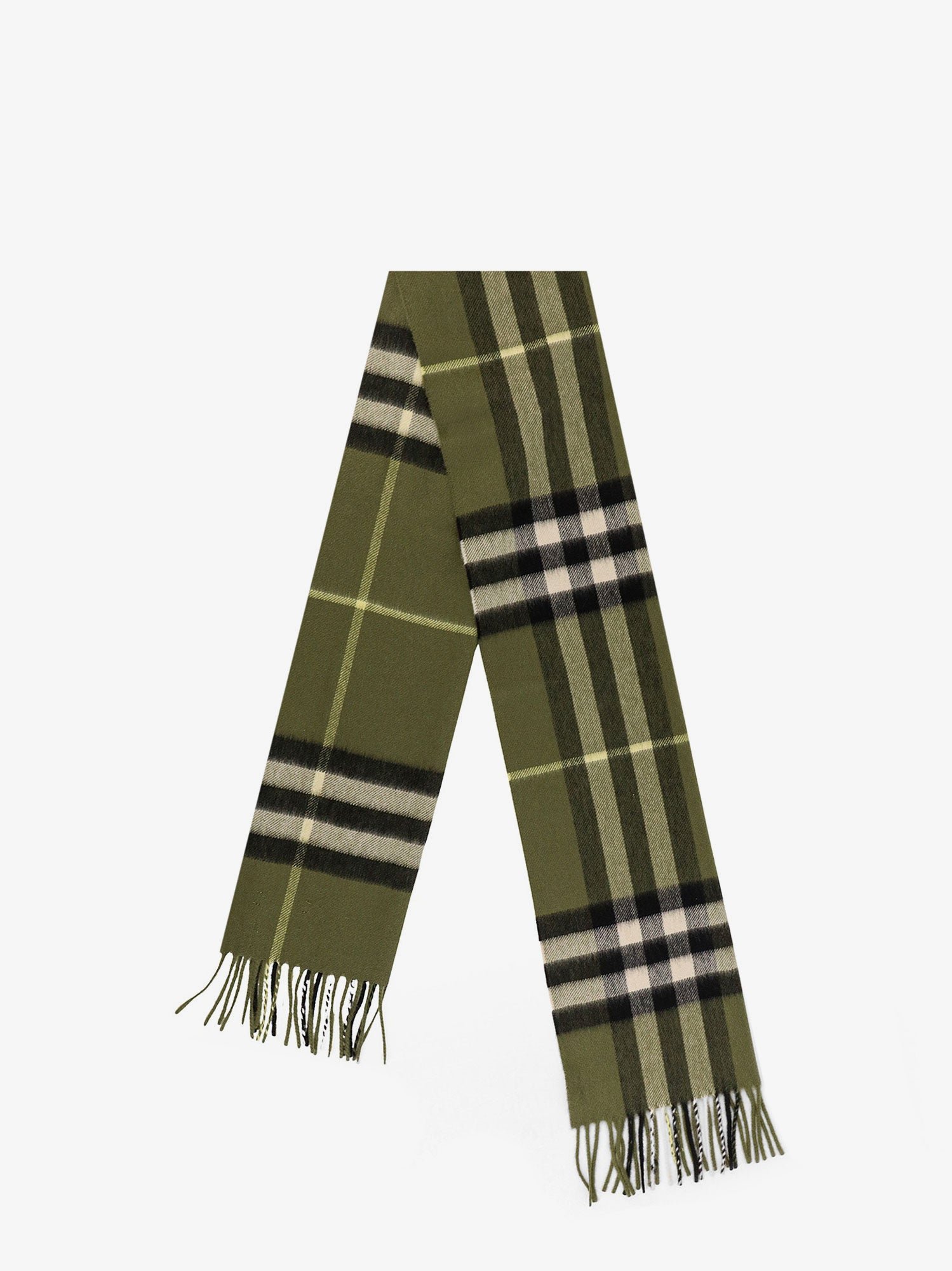Giant Check cashmere scarf