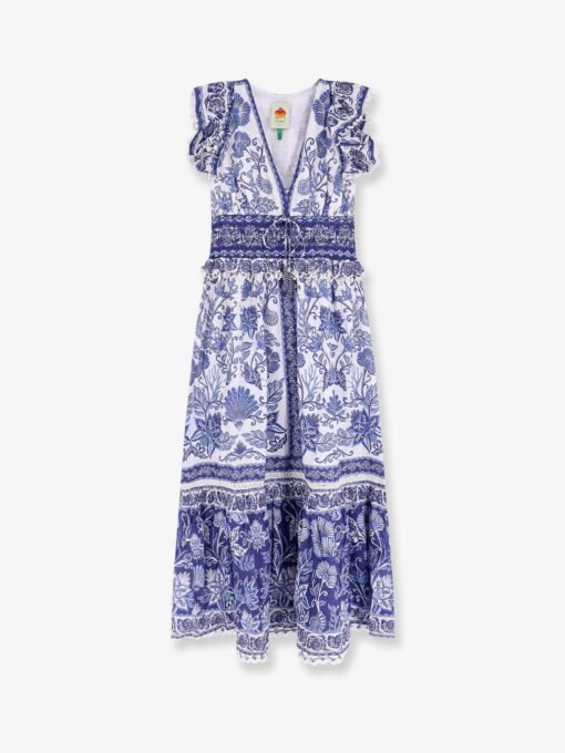 Shell Garden cotton long dress