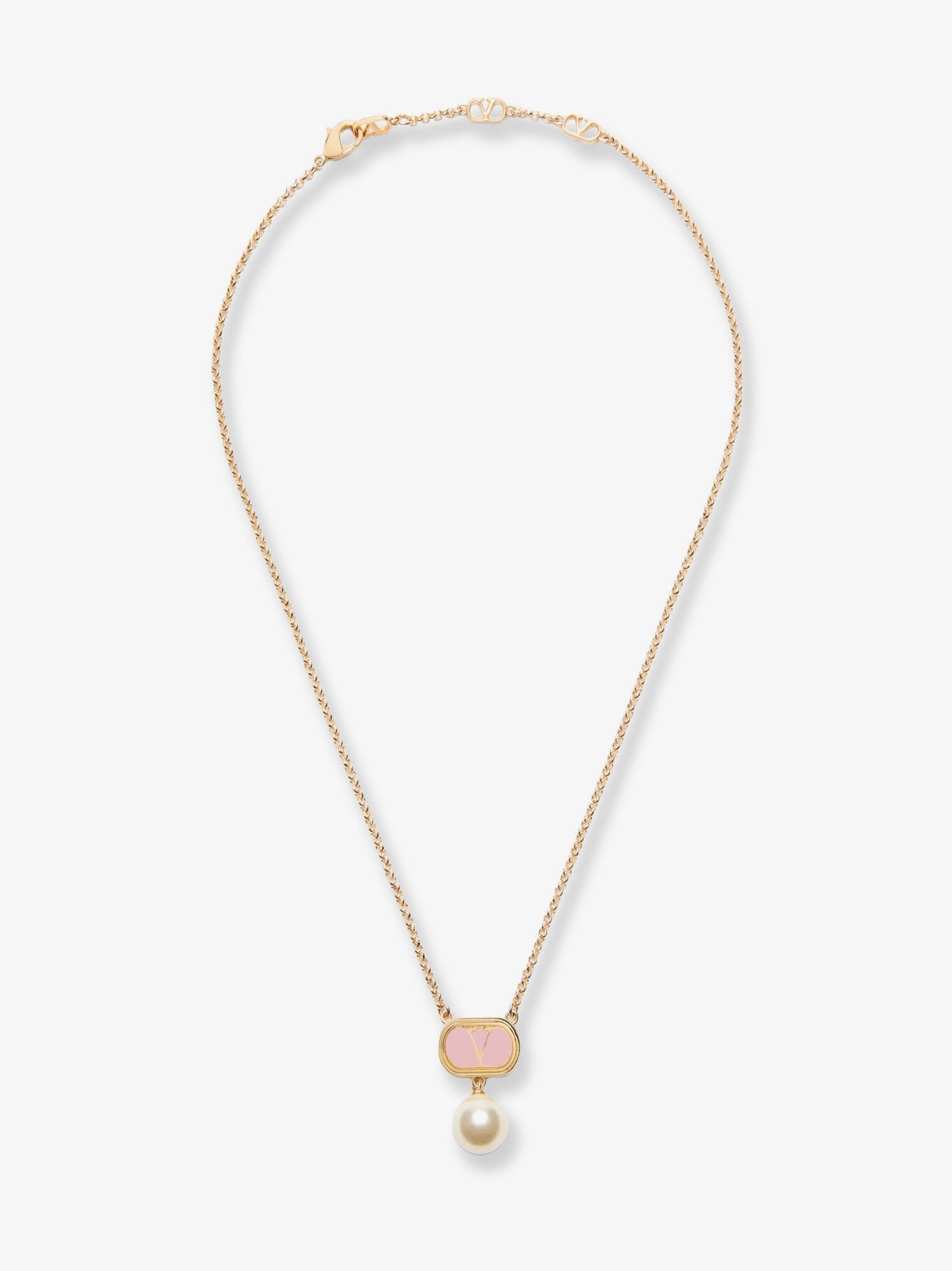 Ovalette metal necklace