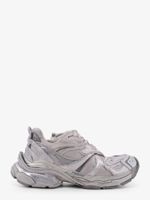 Runner 2 nylon low-top sneakers with leather inserts