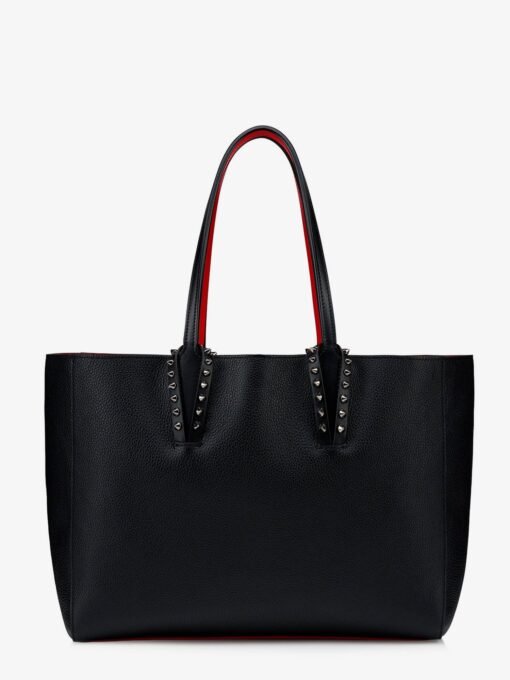Cabata leather shoulder bag with studs