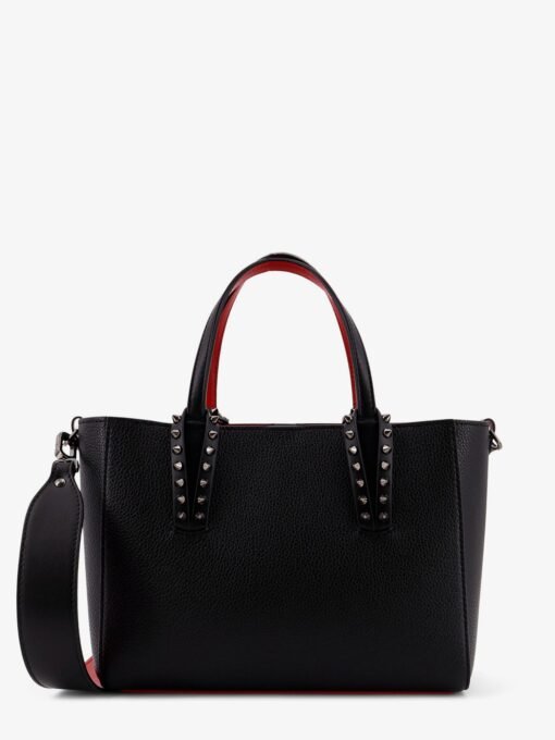Cabata leather shoulder bag with studs