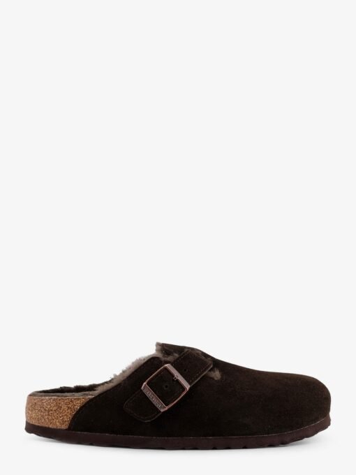 Boston VL/Shearling suede mule