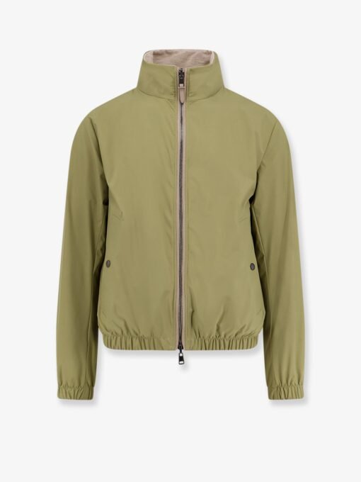 Nylon and viscose reversible jacket