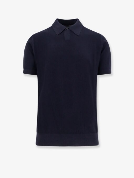 Virgin wool polo shirt