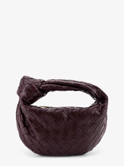 Mini Jodie leather handbag with Intrecciato motif