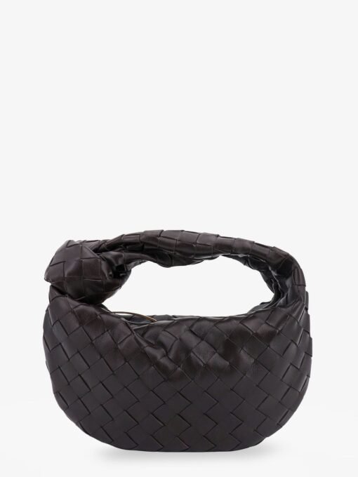 Jodie Mini leather handbag with Intrecciato motif