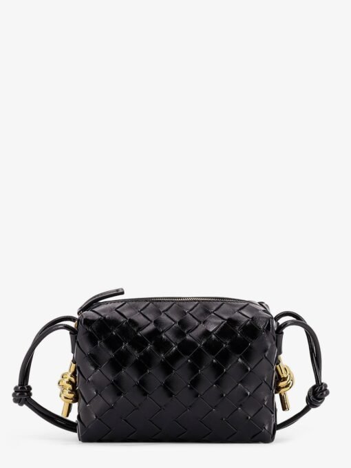 Mini Loop Metal Knot leather bag