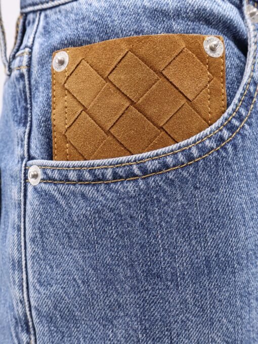 Turned up jeans with straight leg - Image 3