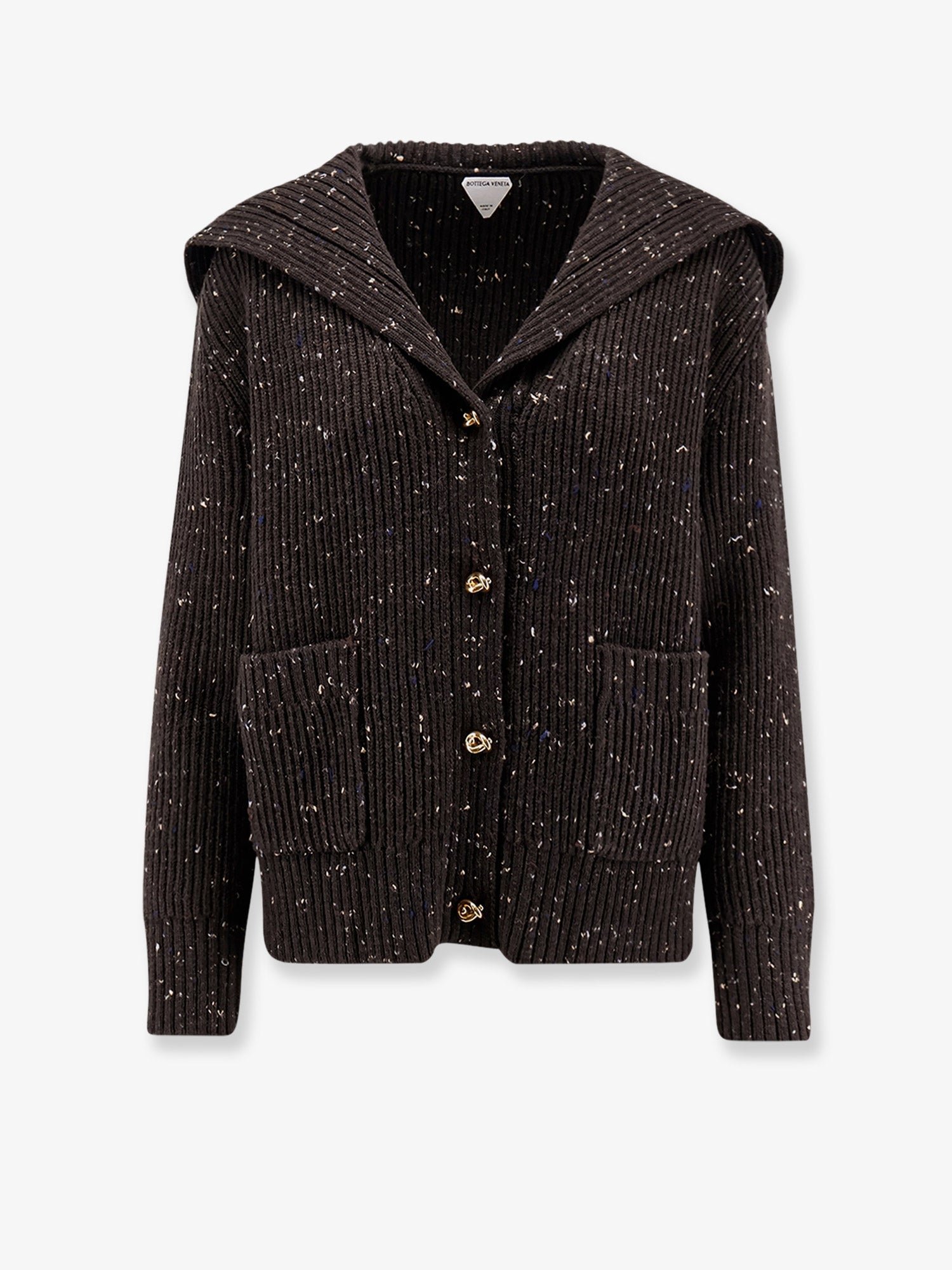 Ribbed wool cardigan