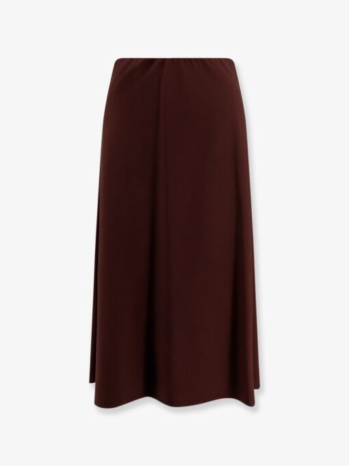 Virgin wool and viscose skirt