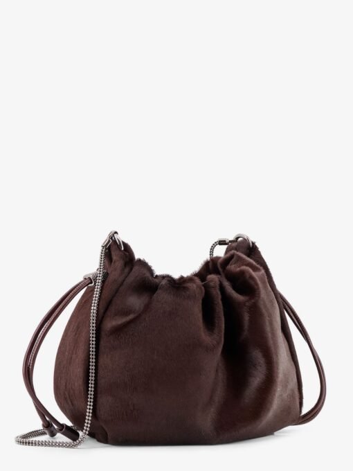 Bucket Mellow Mini pony skin shoulder bag - Image 3