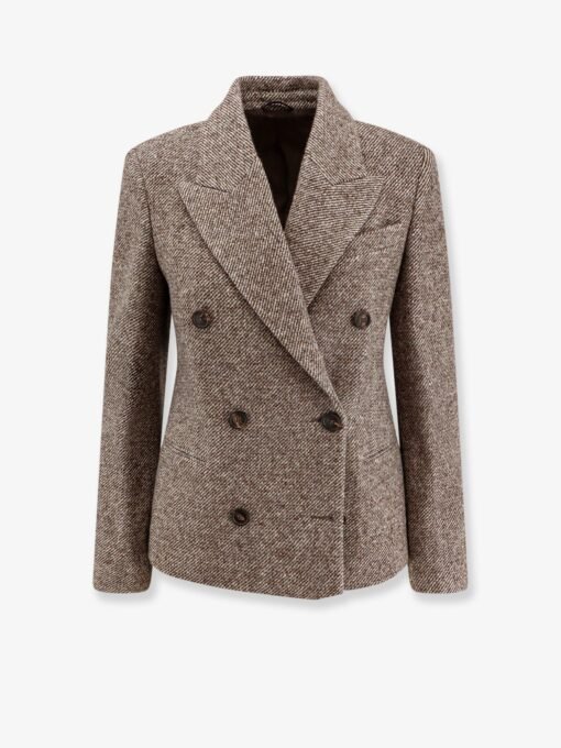 Virgin wool and silk coat