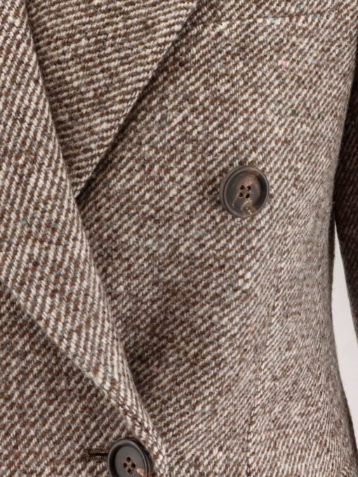 Virgin wool and silk coat - Image 3