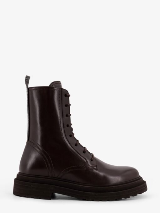 Leather ankle boots