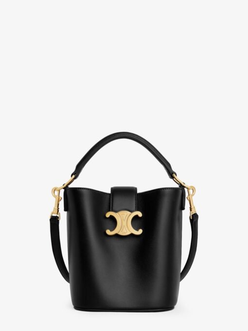 Mini Bucket Louise leather bucket bag