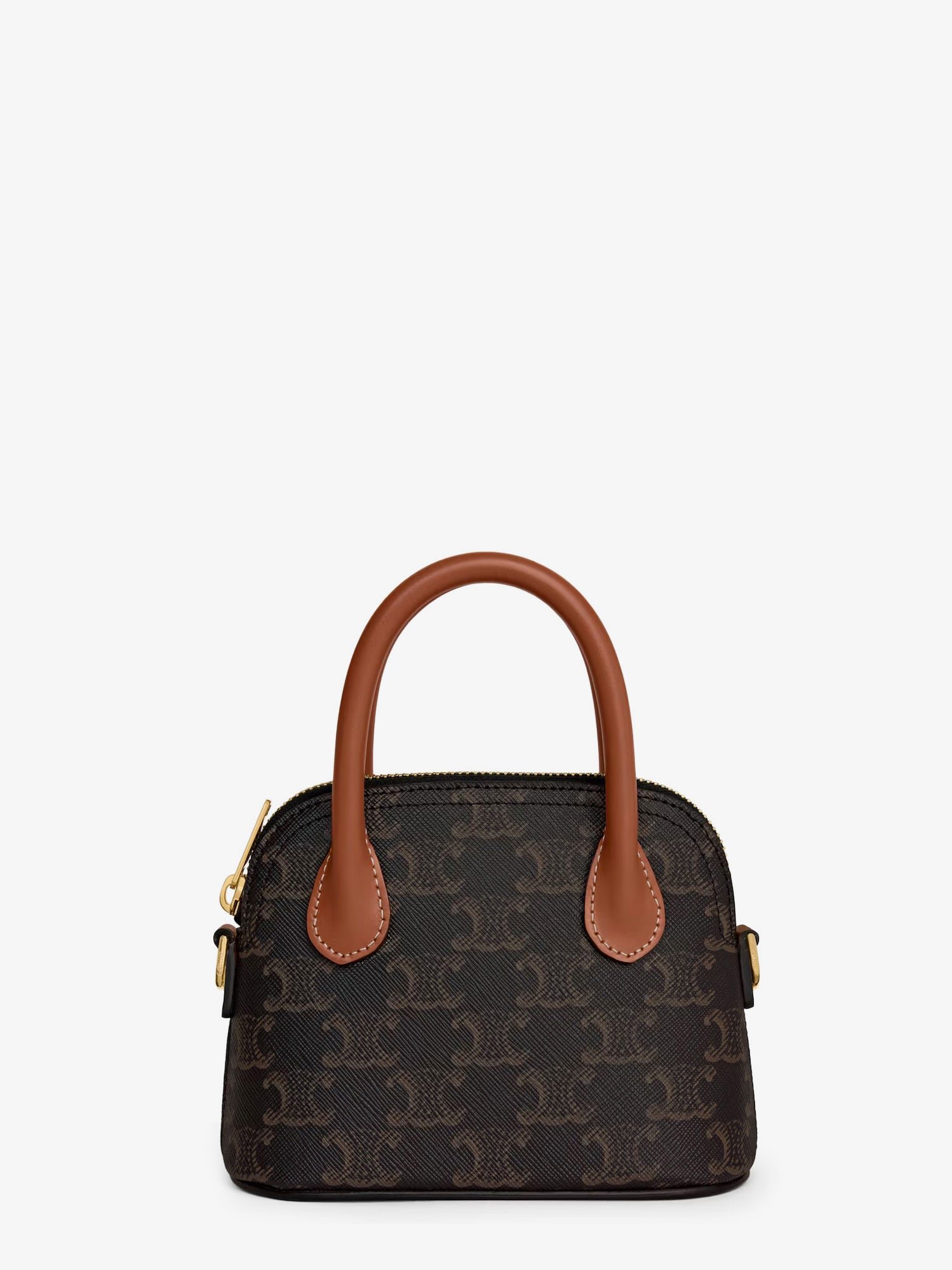 Mini Honorine Triomphe coated canvas shoulder bag