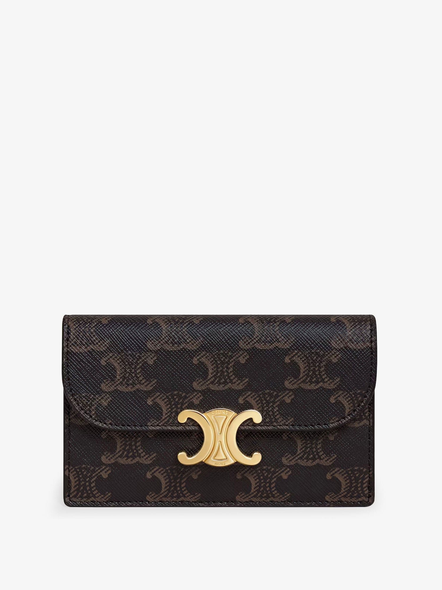 Triomphe coated canvas card holder