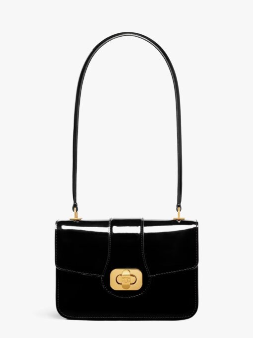 Teen celine josephine patent leather handbag