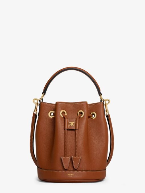 Teen Bucket Clara leather bucket bag
