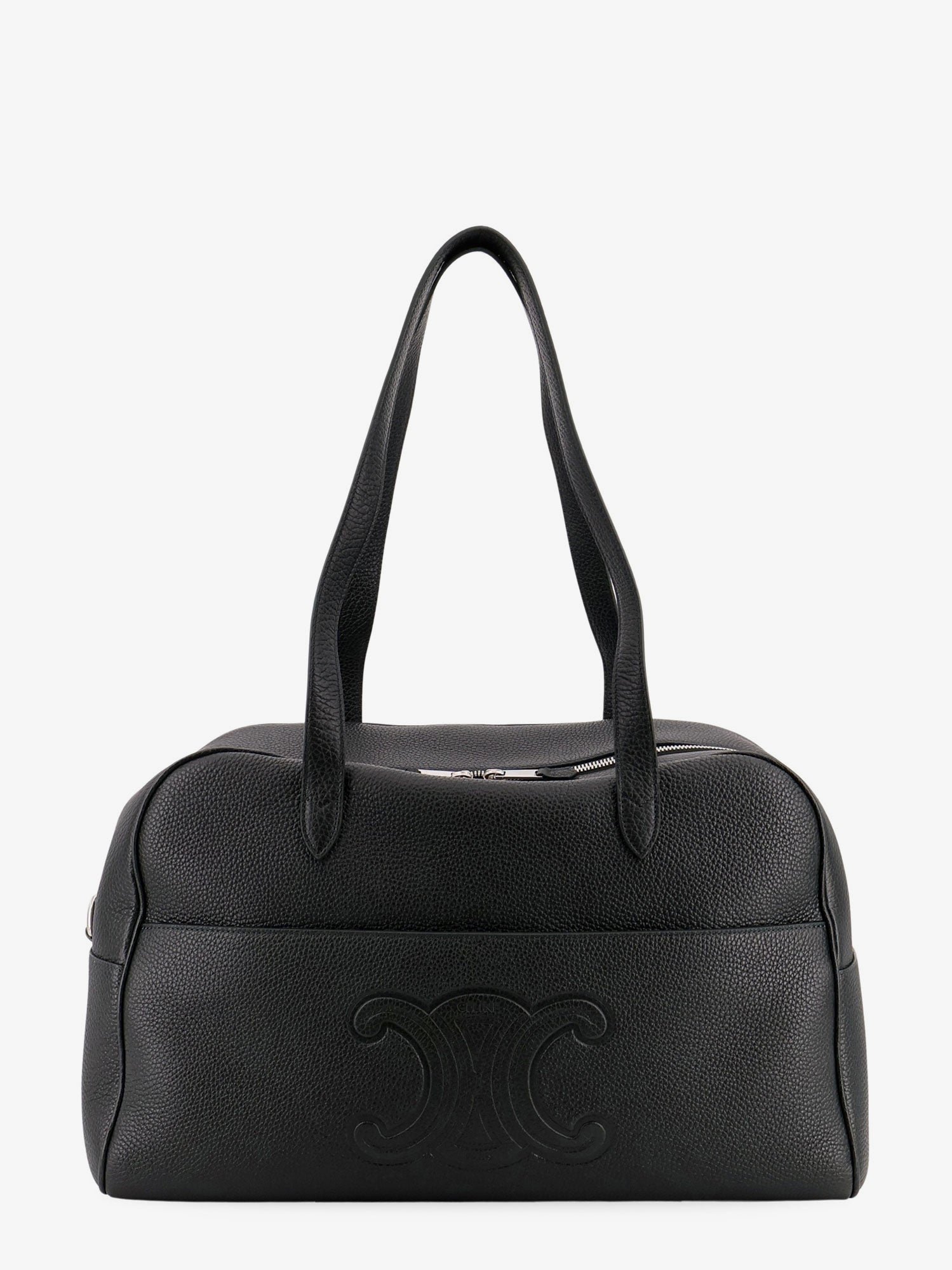 Leather travel bag