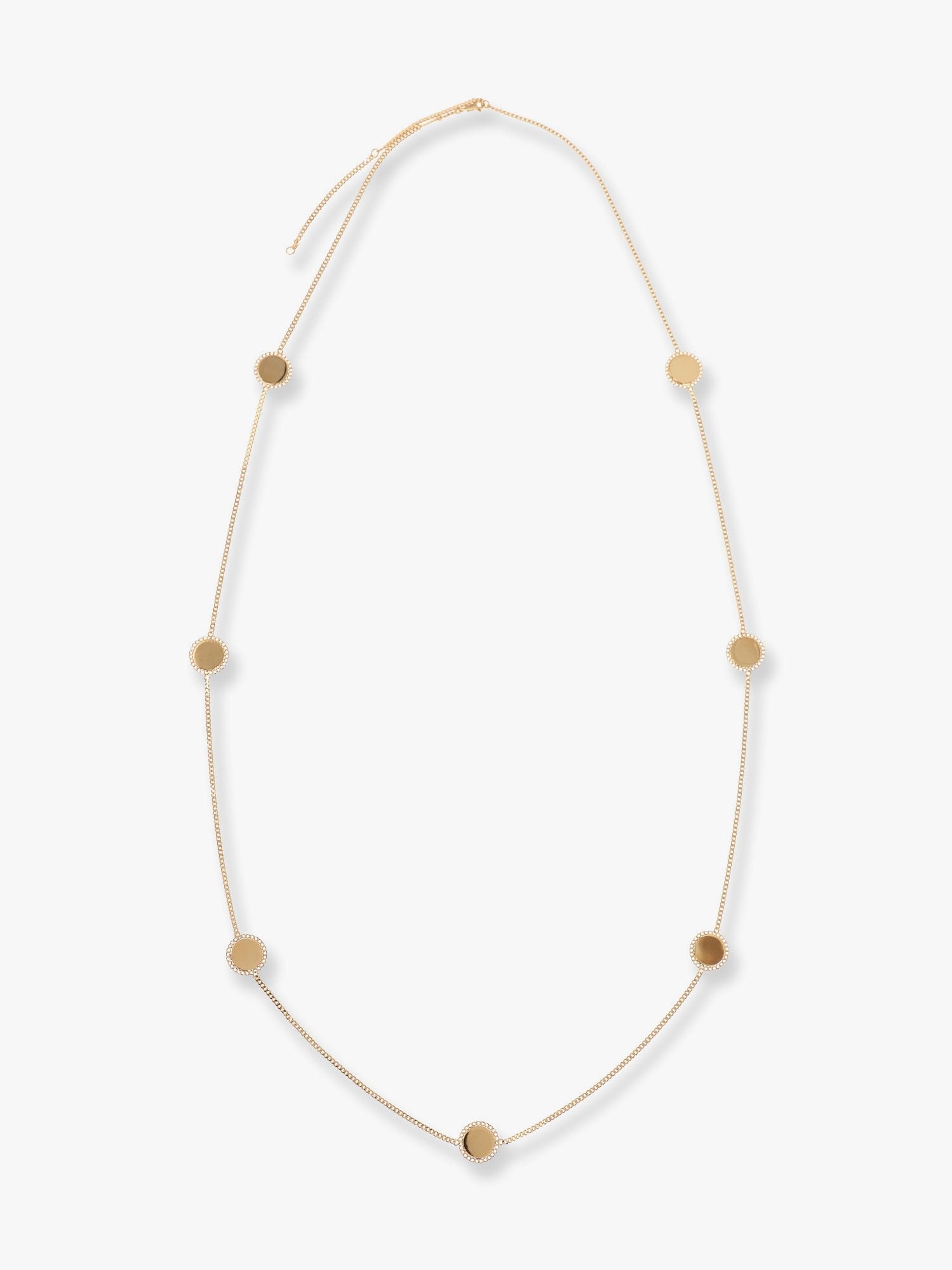 Medaille sautoir metal necklace
