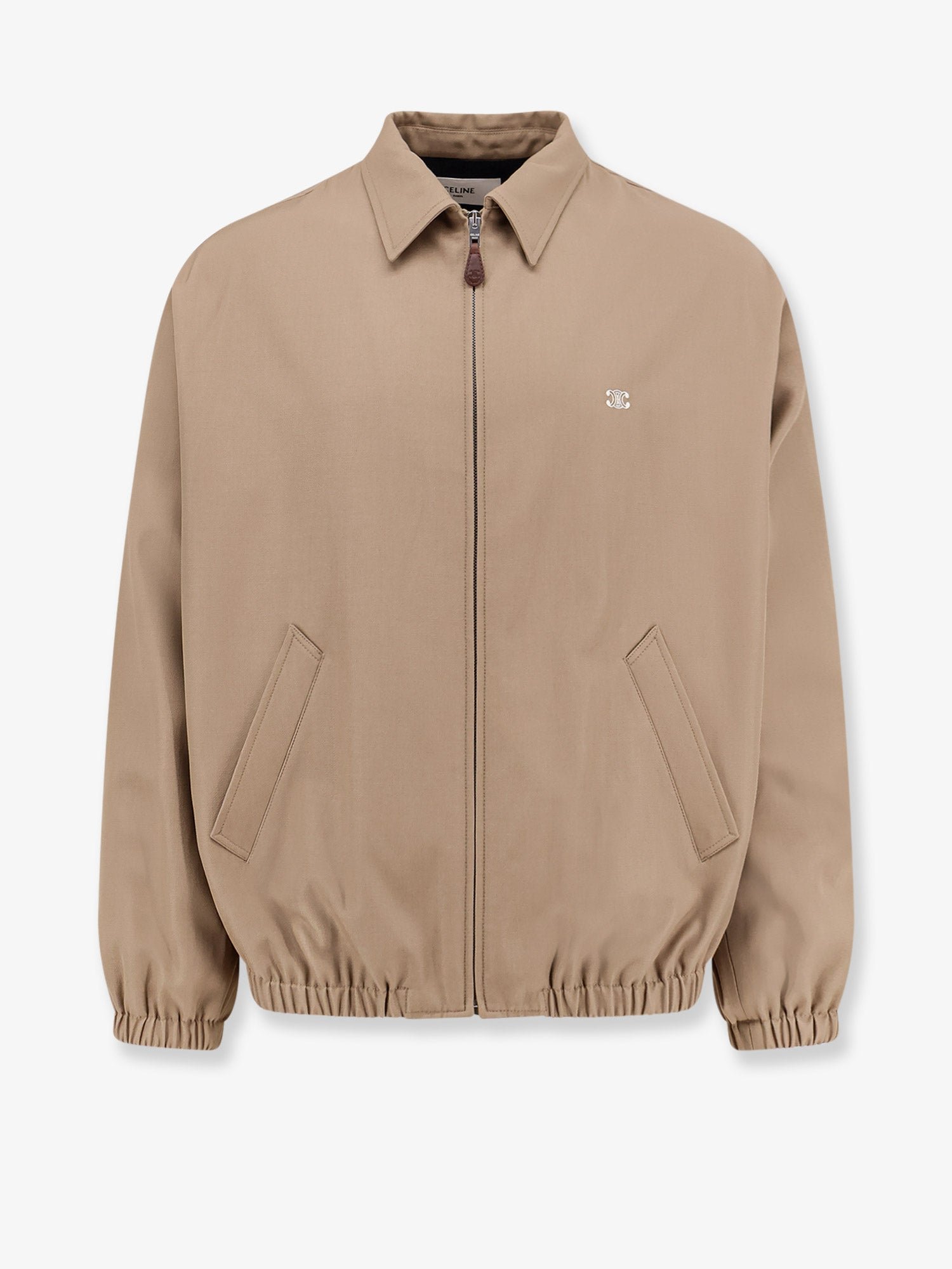 Overshirt wool and cotton jacket