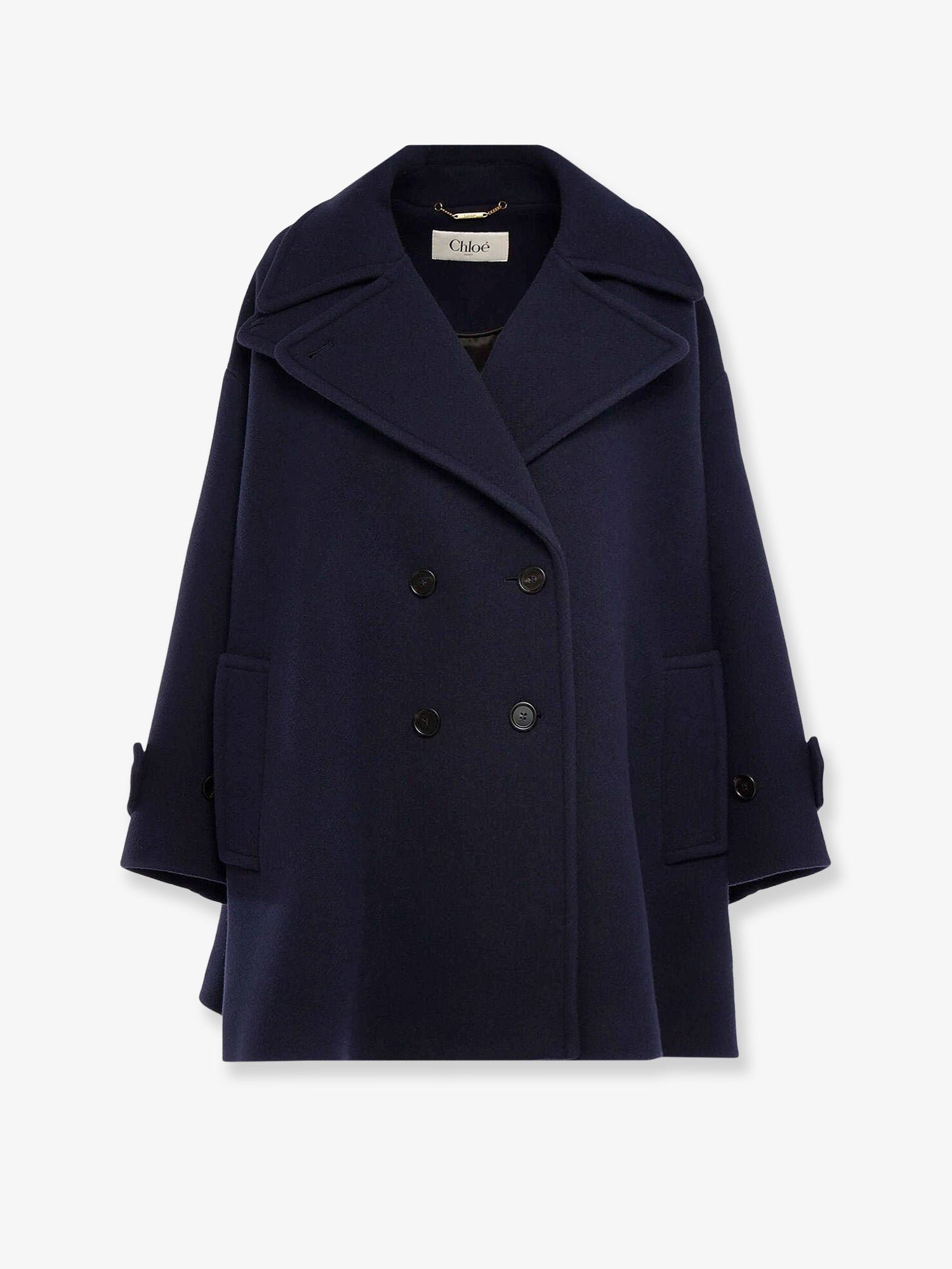 Virgin wool blend coat