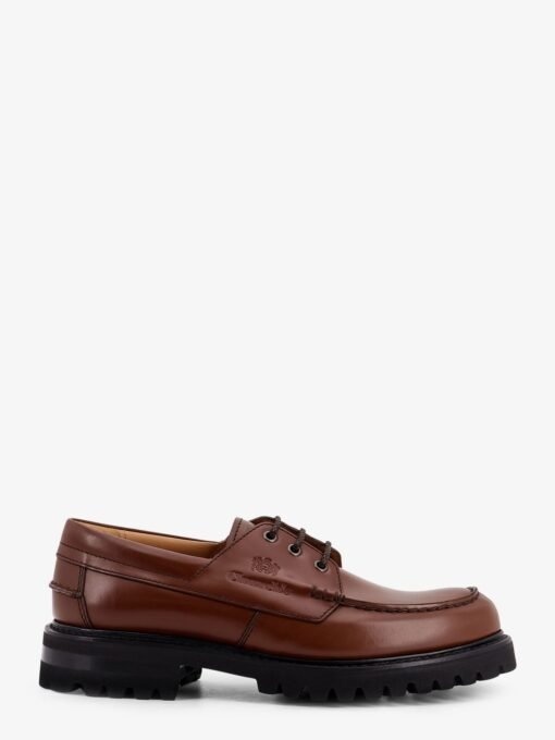 Leather lace up shoes