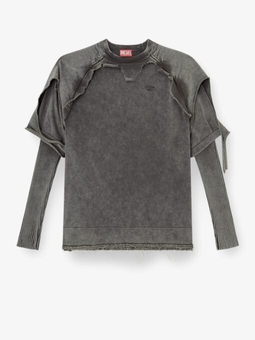K-Petro cotton sweatshirt with distressed effect