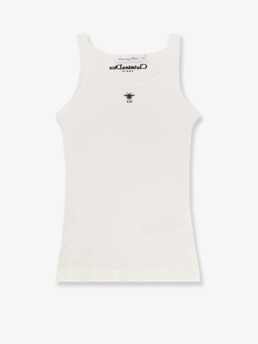 Ribbed cotton tank top