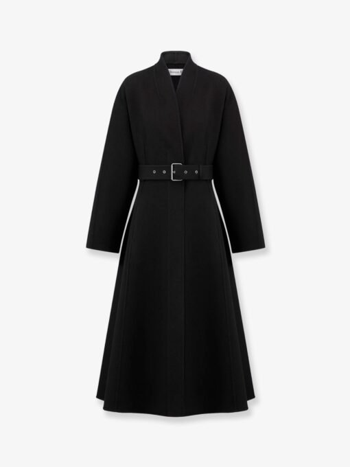 Virgin wool and cashmere coat