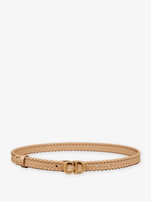 Saddle leather belt