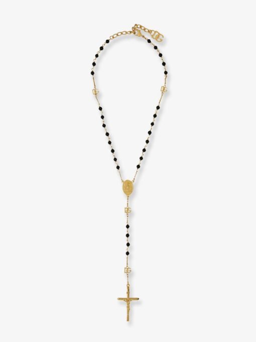 Rosario necklace with beads