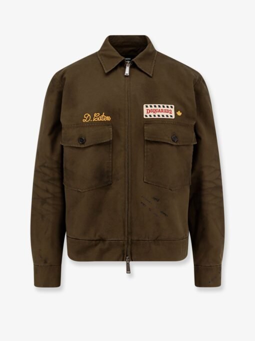 Dsquared2 Bros Cotton padded Jacket
