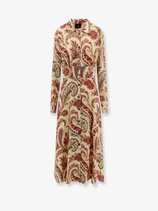 Multicolor viscose chemisier/dress