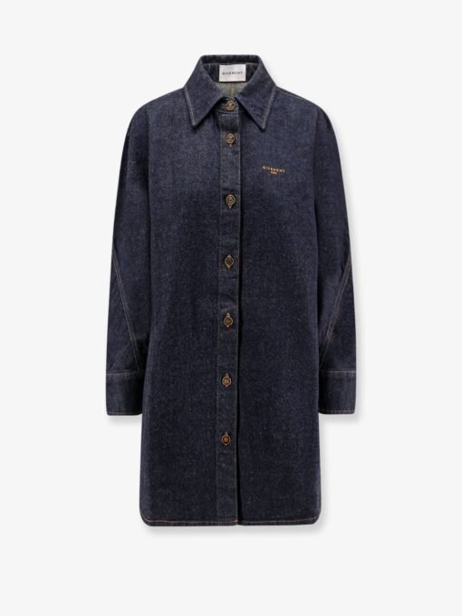 Long denim shirt